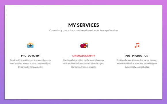 17 Colorful Services UI Elements