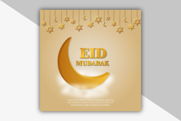 Eid Mubarak Social Media Post Template
