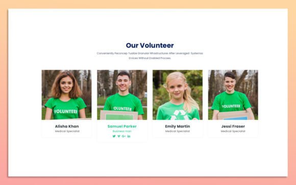 Elevating Digital Presence with the 18.Team Member Widget Design Elements for Modern Web Interfaces