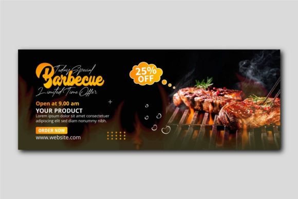 Elevating Your Digital Presence with a Professional BBQ Facebook Cover and Social Media Banner