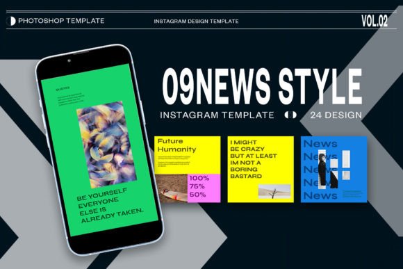 Evaluating the 09NewsStyle Instagram Template PSD for Professional Social Media Workflows