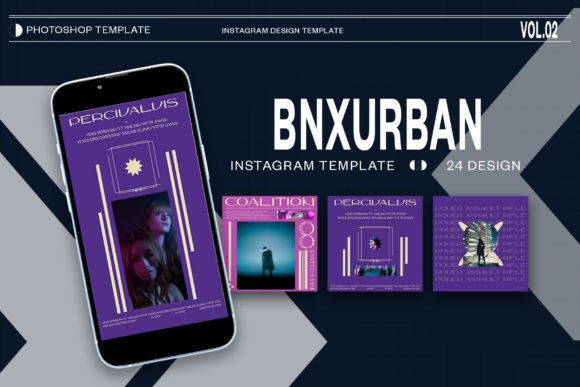 Evaluating the Bnxurban3 Instagram Template PSD for Professional Social Media Design