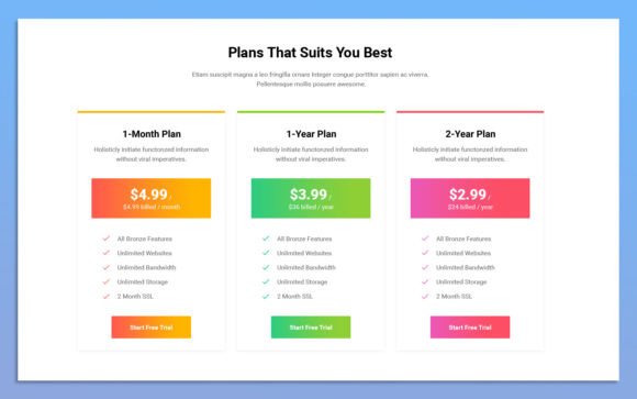 Mastering Pricing Plan UI Elements: A Guide to Creative, Colorful, and Customizable Designs