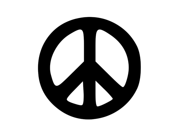 Peace Icon SVG for Modern UI Design